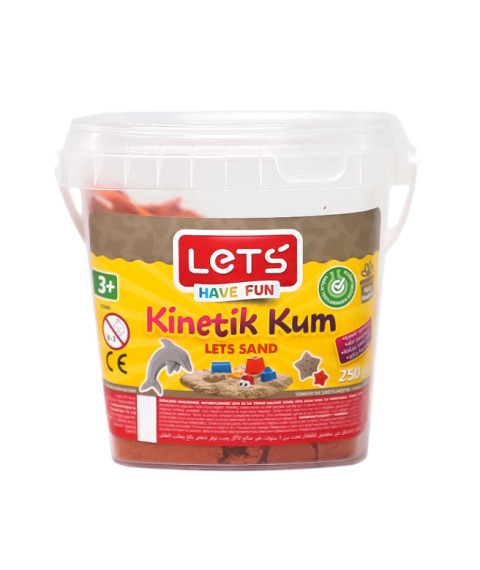 Nisip kinetic "Orange" +4 accesorii, 500 gr